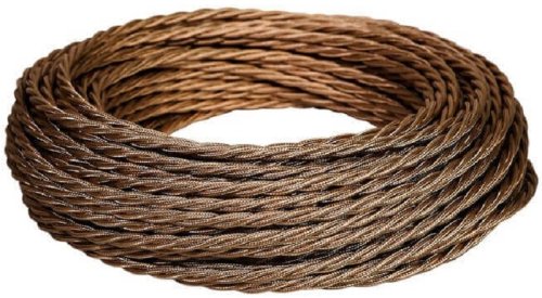 Ретро провод витой Greenel МезонинЪ 2х2,5мм бронза (50м) картинка